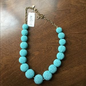 beaded, turquoise J. Crew necklace